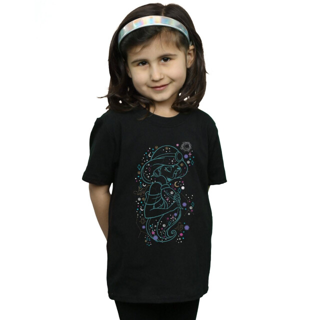 Li-cense Disney meisjes aladdin prinses jasmine geschreven in de sterren katoenen t-shirt UTBI33851_black large