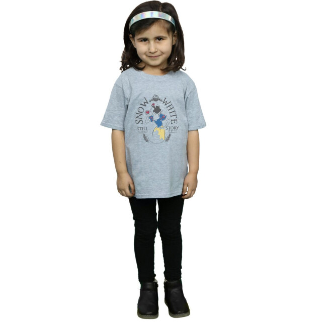 Li-cense Disney princess meisjes sneeuwwitje eerlijkste verhaal katoenen t-shirt UTBI33657_sportsgrey large
