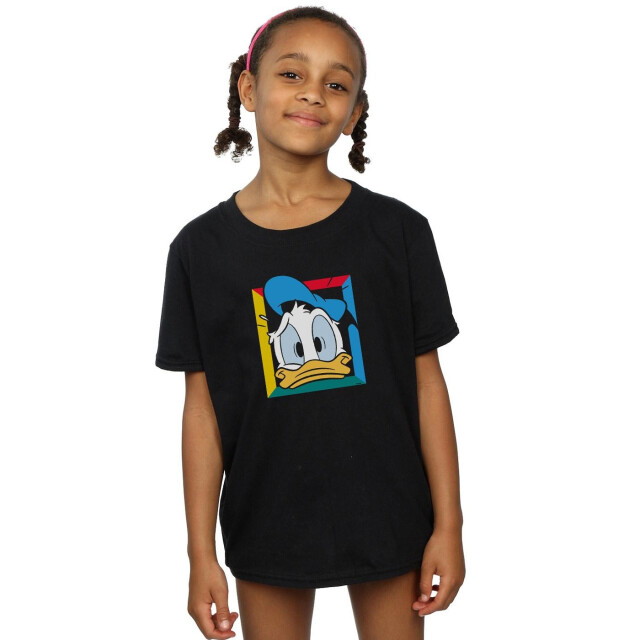 Li-cense Disney meisjes donald duck paniekerig katoenen t-shirt UTBI29077_black large