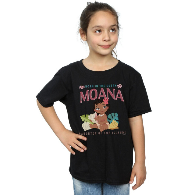 Li-cense Disney meisjes moana geboren in de oceaan katoenen t-shirt UTBI30748_black large
