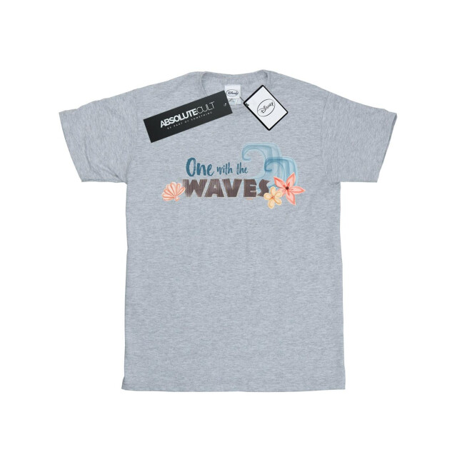 Li-cense Disney meisjes moana eén met de golven katoenen t-shirt UTBI30801_sportsgrey large