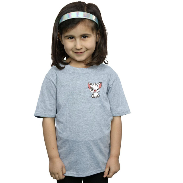 Li-cense Disney meisjes moana pua het varken borstprint katoenen t-shirt UTBI30814_sportsgrey large