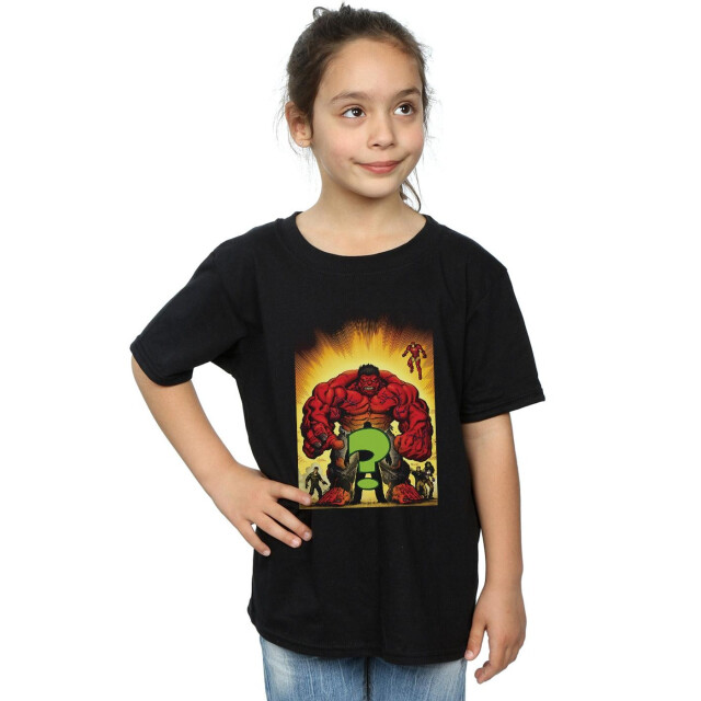Li-cense Marvel meisjes wie is de rode hulk katoenen t-shirt UTBI31338_black large