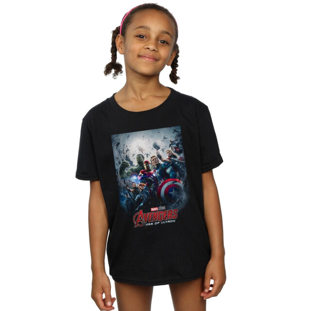 Li-cense Marvel studios meisjes avengers age of ultron poster katoenen t-shirt UTBI31059_black large