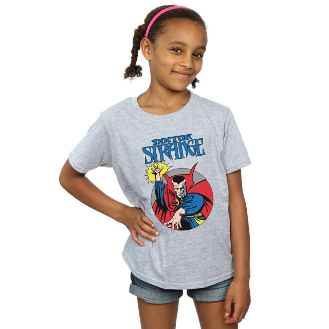 Li-cense Marvel meisjes doctor strange cirkel katoenen t-shirt UTBI31337_sportsgrey large