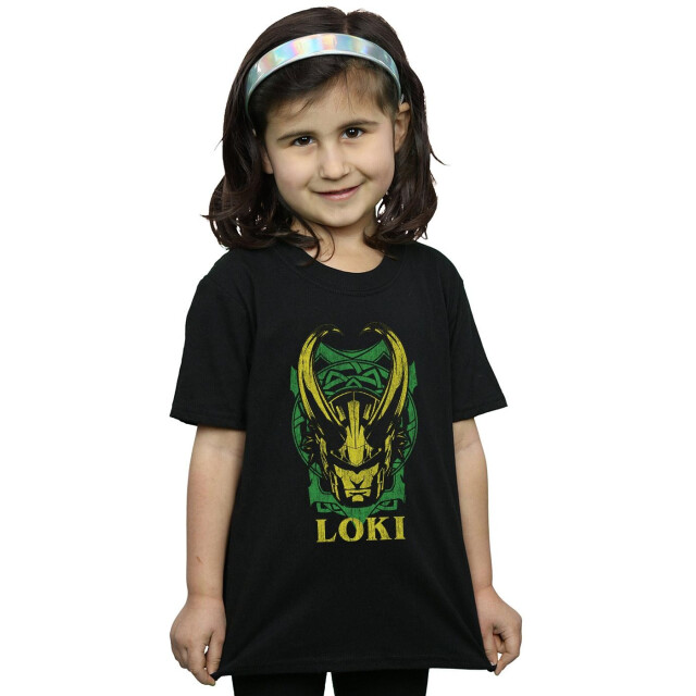 Li-cense Marvel meisjes loki badge katoenen t-shirt UTBI31654_black large