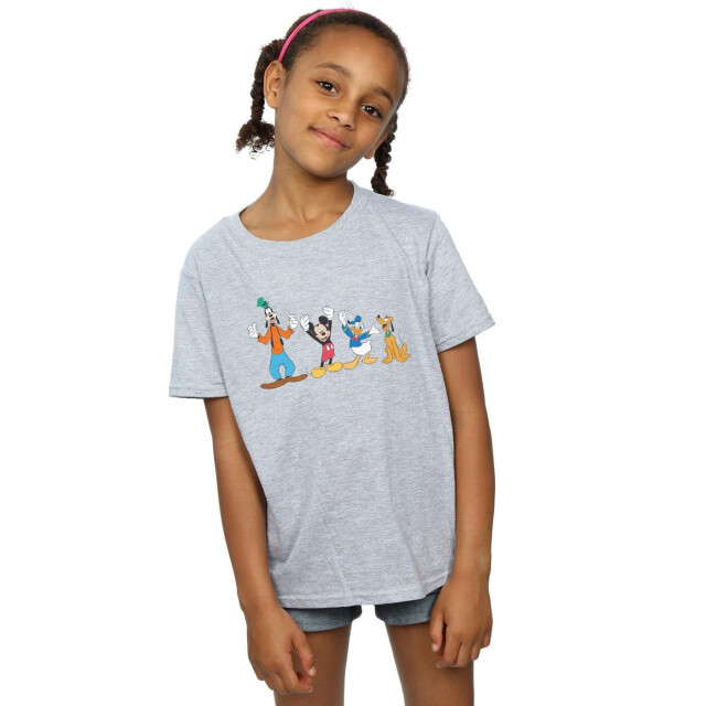 Li-cense Disney meisjes mickey mouse vrienden katoenen t-shirt UTBI28915_sportsgrey large