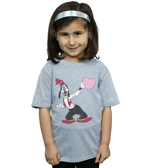 Li-cense Disney meisjes goofy liefde hart katoenen t-shirt UTBI28951_sportsgrey large