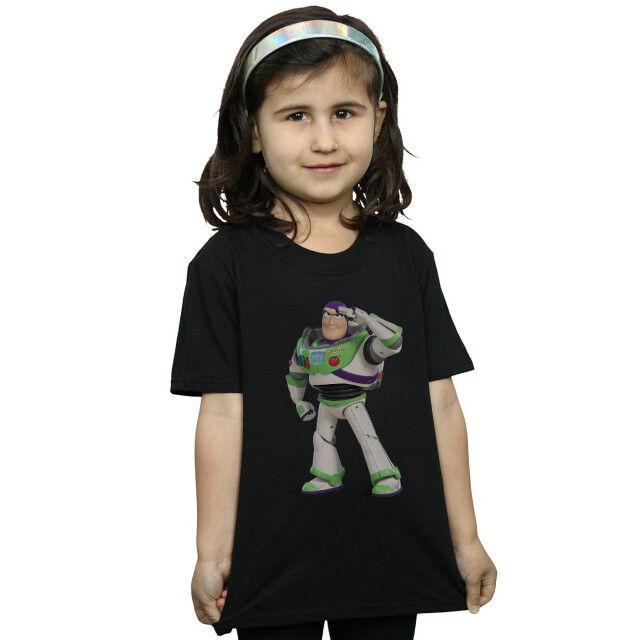 Li-cense Disney meisjes toy story buzz lightyear staand katoenen t-shirt UTBI41607_black large