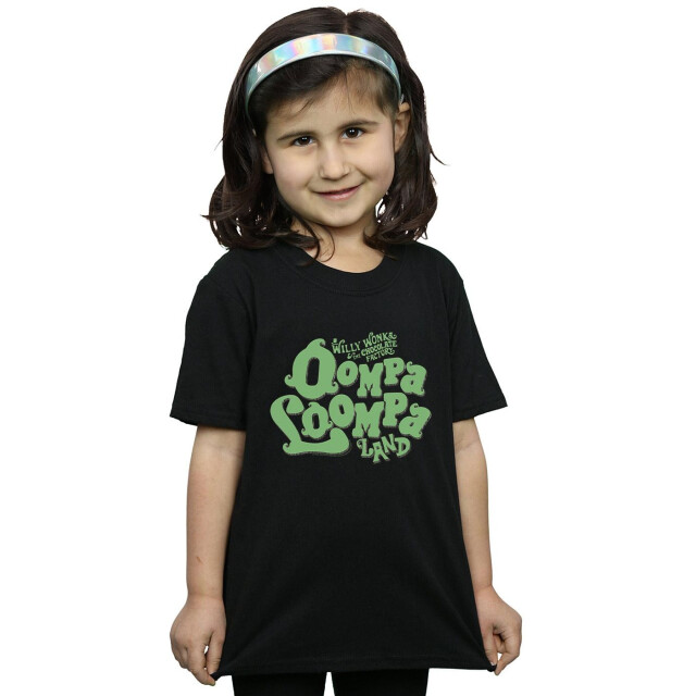 Li-cense Willy wonka and the chocolate factory meisjes oompa loompa land katoenen t-shirt UTBI42047_black large