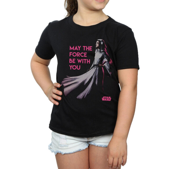 Li-cense Star wars meisjes prinses leia force katoenen t-shirt UTBI48047_black large