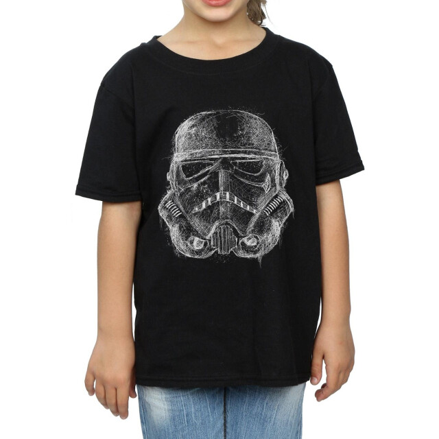 Li-cense Star wars katoenen stormtrooper krabbelhelm t-shirt voor meisjes UTBI48124_black large