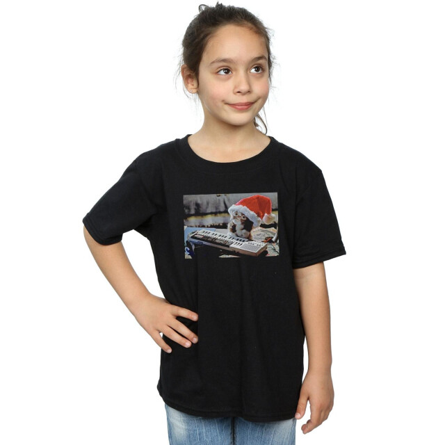 Li-cense Gremlins meisjes mogwai kerstmuts katoenen t-shirt UTBI47691_black large
