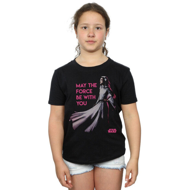 Li-cense Star wars meisjes prinses leia force katoenen t-shirt UTBI48047_black large