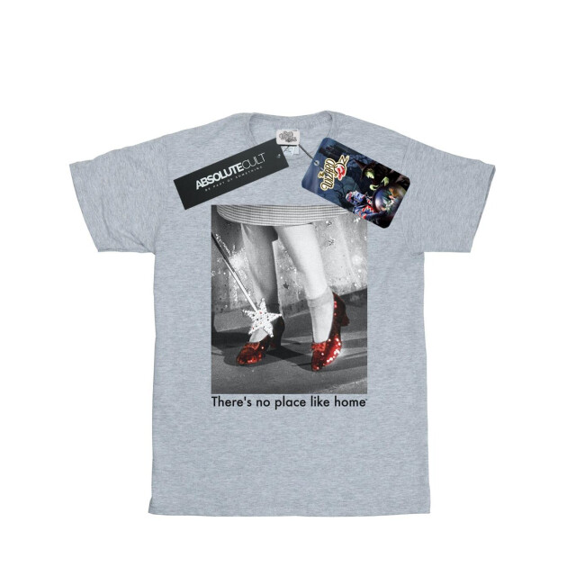 Li-cense The wizard of oz meisjes ruby slippers foto katoenen t-shirt UTBI49977_sportsgrey large