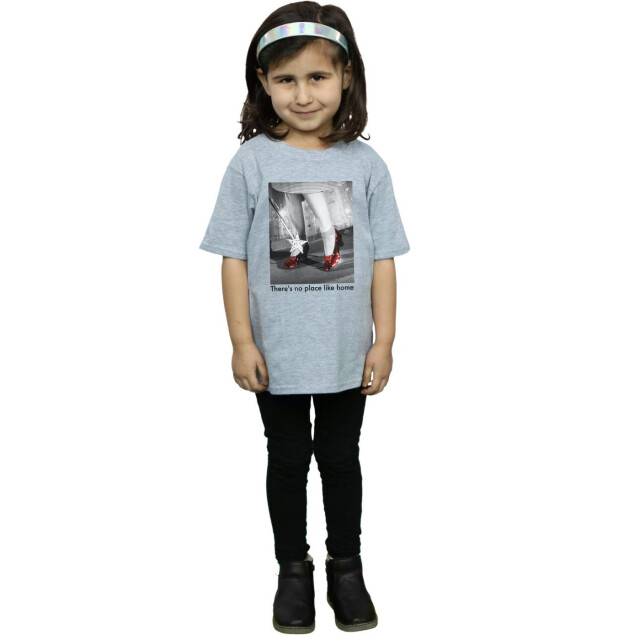 Li-cense The wizard of oz meisjes ruby slippers foto katoenen t-shirt UTBI49977_sportsgrey large
