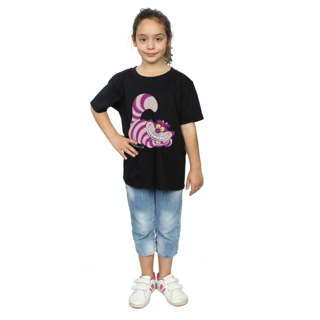 Li-cense Disney meisjes alice in wonderland cheshire cat katoenen t-shirt UTBI5931_black large