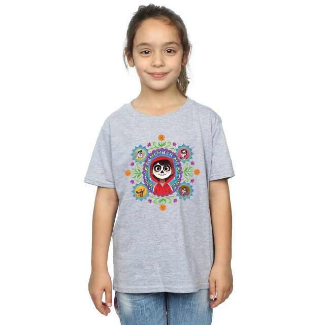 Li-cense Coco meisjes herinner mij katoen t-shirt UTBI726_sportsgrey large