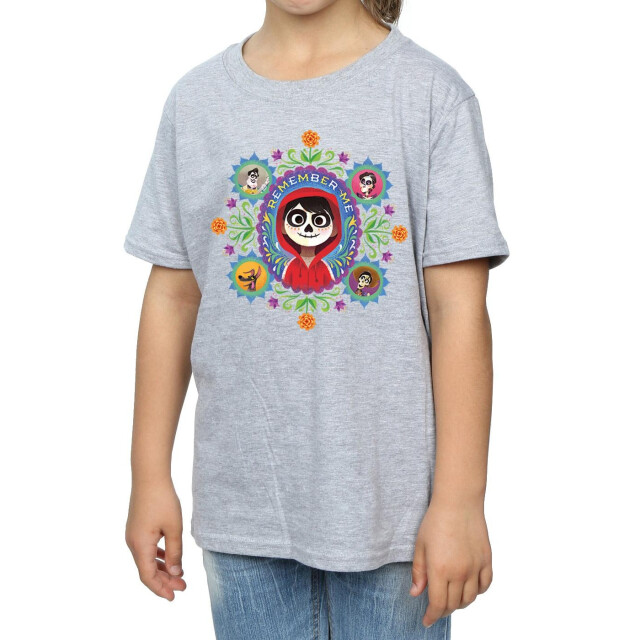 Li-cense Coco meisjes herinner mij katoen t-shirt UTBI726_sportsgrey large