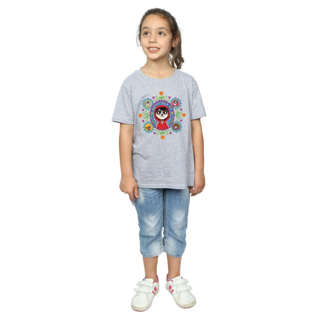 Li-cense Coco meisjes herinner mij katoen t-shirt UTBI726_sportsgrey large