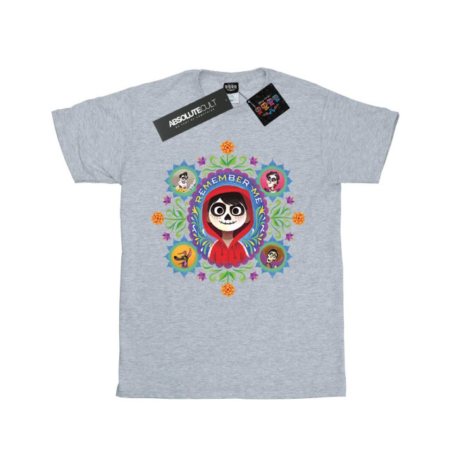 Li-cense Coco meisjes herinner mij katoen t-shirt UTBI726_sportsgrey large