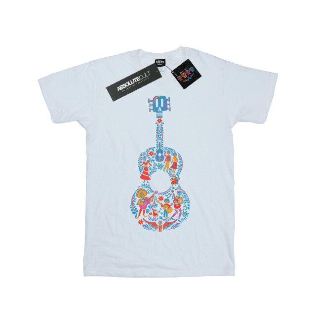 Li-cense Coco katoenen t-shirt met gitaar voor meisjes UTBI918_white large