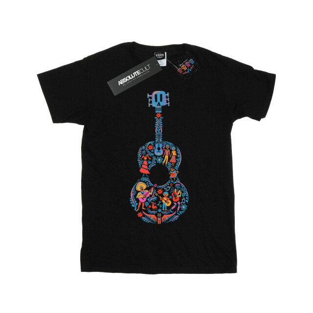 Li-cense Coco katoenen t-shirt met gitaar voor meisjes UTBI918_black large