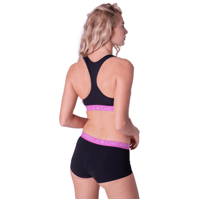Muchachomalo Dames 2-pack boxershorts SOLID1215-74 large