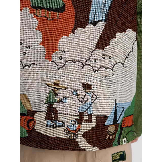 Anerkjendt 901828 akknud intarsia knit 4081 deep lichen green 901828 large