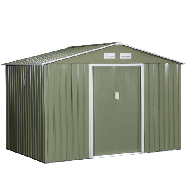 4goodz Outsunny gereedschapshuis metaal met bak 277x195x192 cm 3155929 large