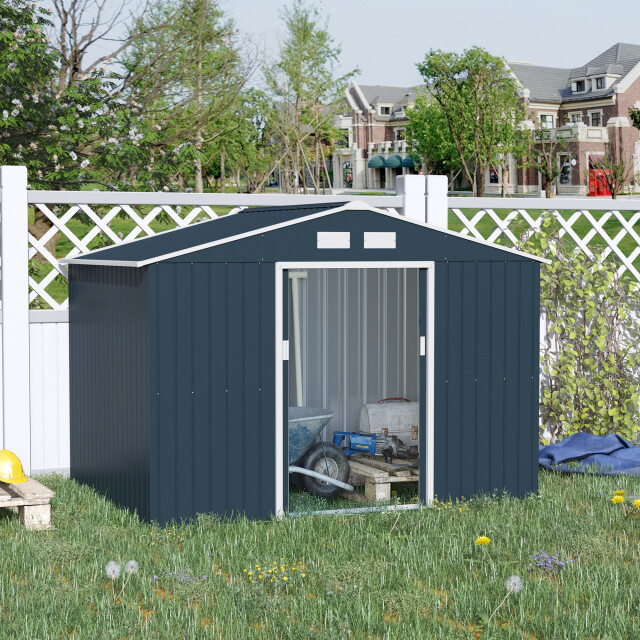 4goodz Outsunny tuinhuis gereedschapsschuur met bodemframe 3155934 large