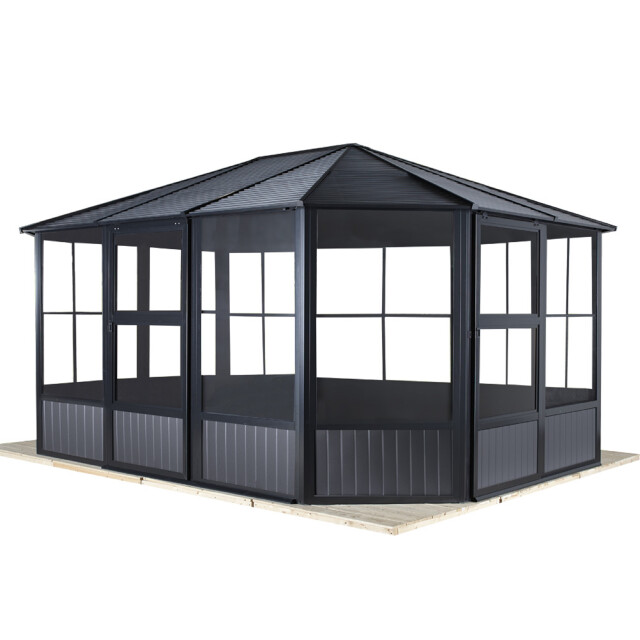 Sojag Aluminium paviljoen charleston met klamboe 384x489x281 cm 3156159 large