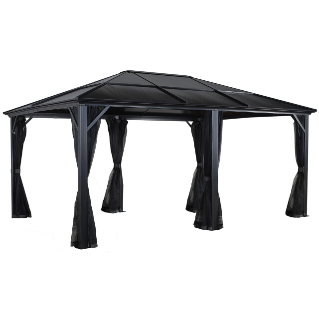 Sojag Aluminium paviljoen meridien met klamboe 365x485x270 cm 3156158 large