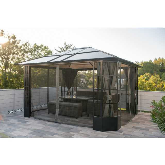 Sojag Aluminium paviljoen savino met klamboe 338x397x280cm 3156157 large