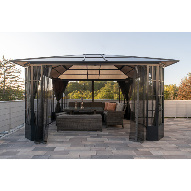 Sojag Aluminium paviljoen savino met klamboe 338x397x280cm 3156157 large