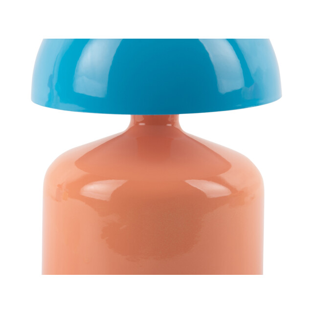 Leitmotiv tafellamp funky impetu led peach orange & aqua blue 3062210 large