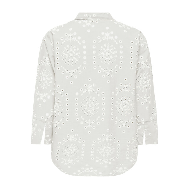 Jacqueline de Yong Jdyemma 3/4 embroidery shirt wvn ex 15350806 large