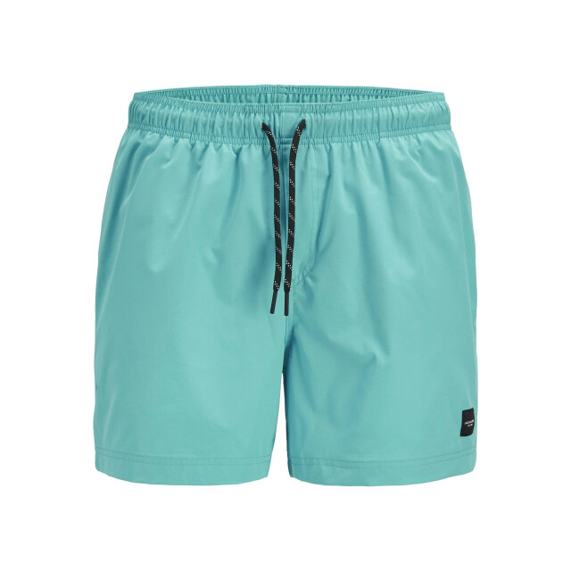 Jack & Jones Heren zwemshort jpstmaui jjswim effen turquoise 12272776-Scuba Blue large