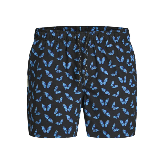 Jack & Jones Heren plus size zwemshort jpstmaui novelty vlindersprint 12278713-Black large