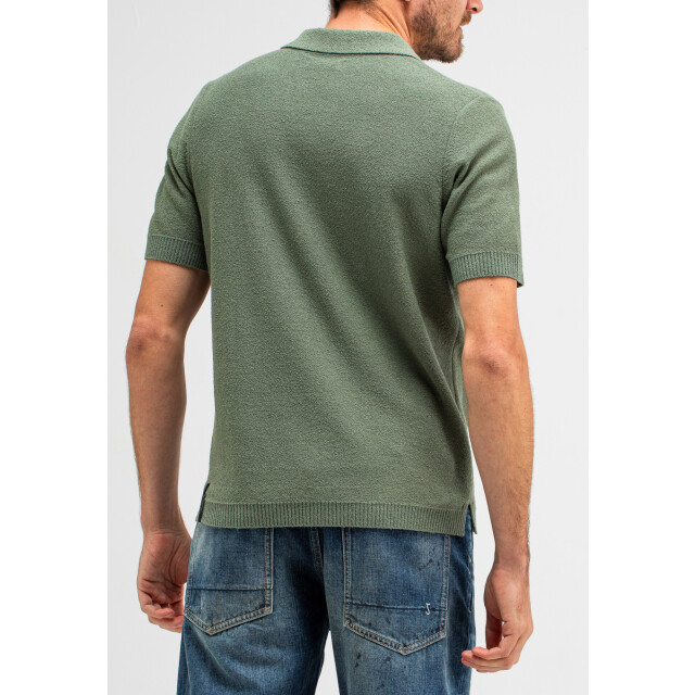 Butcher of Blue Boucle knit polo M2516018-792 large