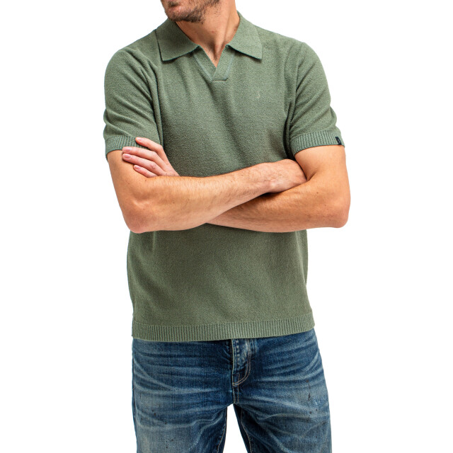 Butcher of Blue Boucle knit polo M2516018-792 large