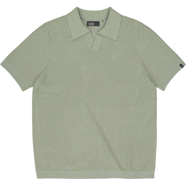 Butcher of Blue Boucle knit polo M2516018-792 large