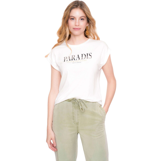 Geisha T-shirt off-white 52117-41-000010 large