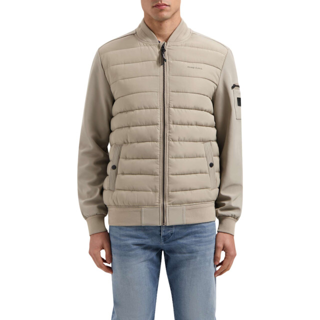 Pure Path Regular fit padded jackets sand 25010401-46 large
