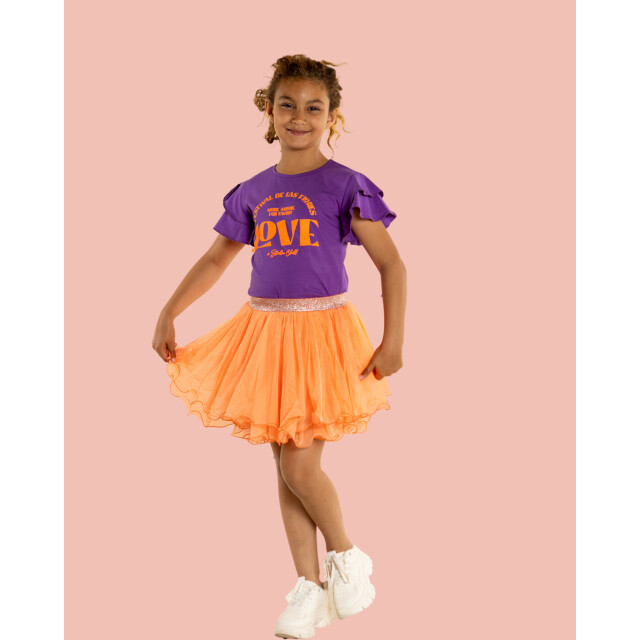 O'Chill Zomer meisjes rok neon nourae Nourae - neon oranje large