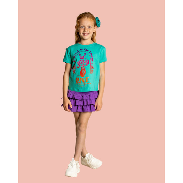 O'Chill Zomer meisjes skort pascalle Pascalle - paars large