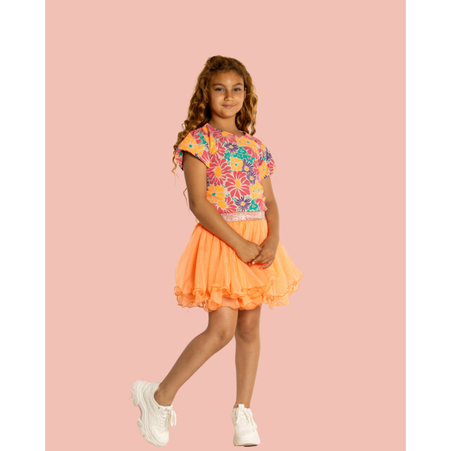 O'Chill Zomer meisjes rok neon nourae Nourae - neon oranje large