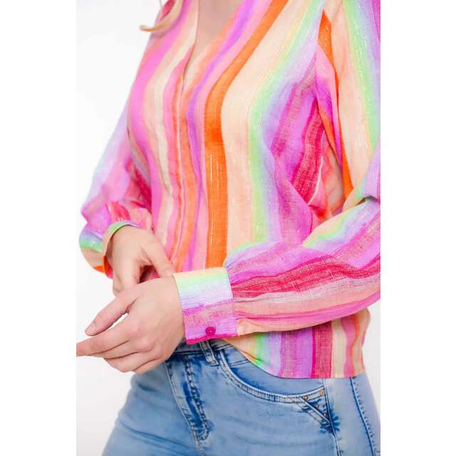 Geisha 53269-20 blouse rainbow 53269-20 Blouse rainbow large