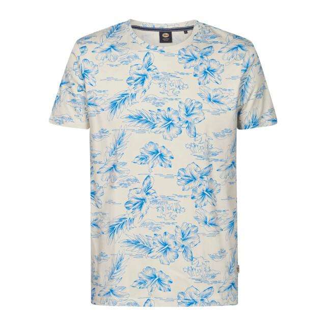 Petrol Industries Heren shirt- m-1050-tsr623 0112 seashell Petrol M 1050 TSR623 0112Seashell large