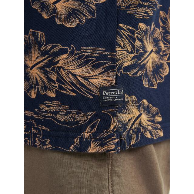 Petrol Industries Heren polo m-1050-pol911 5178 navy blue Petrol M 1050 POL911 5178NavyBlue large